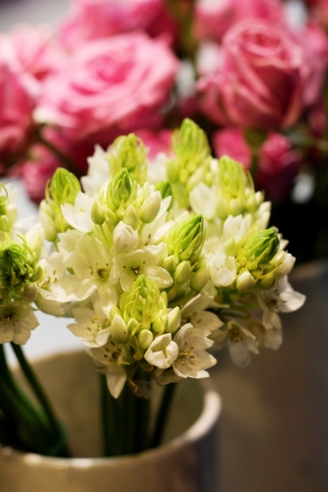 Beautiful bouquet of flowers for celebration and wedding の写真素材