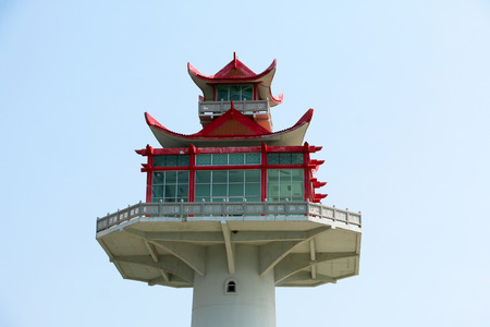 Marina to send tourists at koh sichang thailandの写真素材