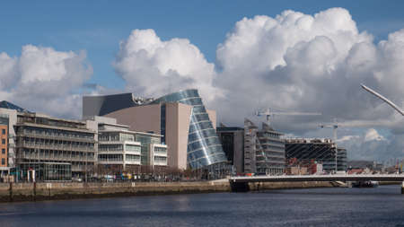 River Liffey, Convention Centre, and Samuel Beckett Bridge