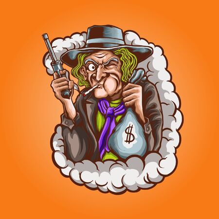 Illustration Cowboyのイラスト素材