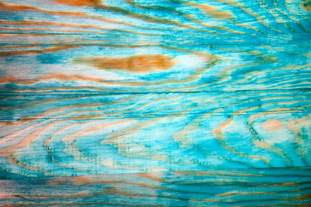 Turquoise wood plank texture for backgroundの写真素材