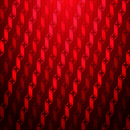 Red abstract striped textured geometric seamless patternのイラスト素材