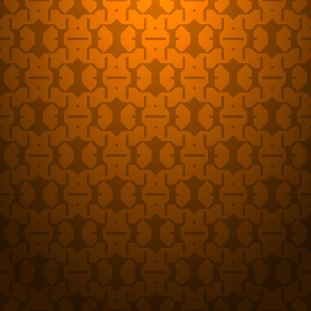 Orange abstract striped textured geometric patternのイラスト素材