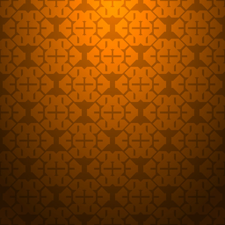 Orange abstract striped textured geometric patternのイラスト素材