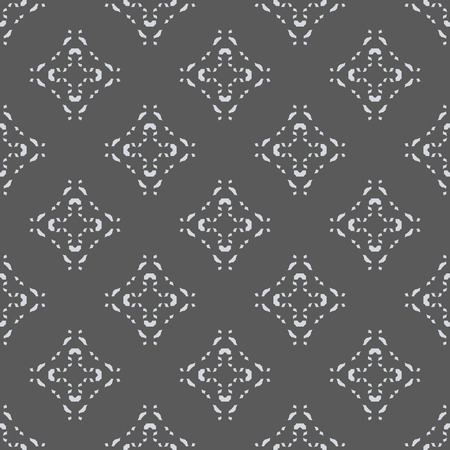 Gray abstract background, striped textured geometric seamless pattern