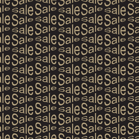 Black Friday Sale Design Template. Sale Seamless Pattern. Vector Illustration Background.のイラスト素材