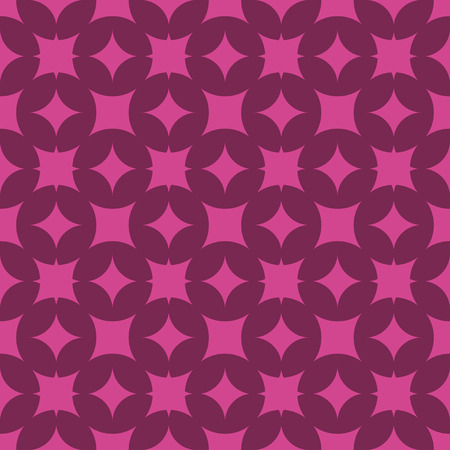 Vector seamless pattern. Modern stylish texture. Repeating geometric tracery. Contemporary graphic design. Magenta Background.のイラスト素材