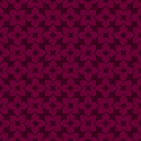 Vector seamless pattern. Modern stylish texture. Repeating geometric tracery. Contemporary graphic design. Magenta Background.のイラスト素材