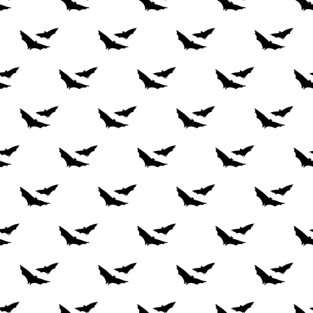 Halloween seamless pattern. Design elements for halloween party poster. Bat pattern seamless in simple style vector illustrationのイラスト素材