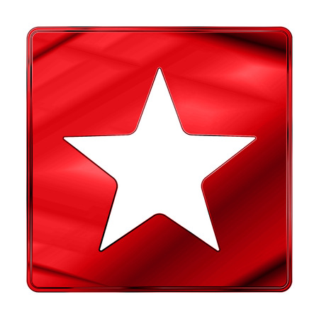 Merry Christmas red icon. Winter icon in beautiful gradient design isolated on white background. New year sign vector illustration. Christmas star symbol.の写真素材