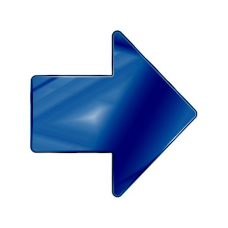Dark Blue Colored Metal Chrome web icon arrow. Vector illustration. Interface, multimedia icon.のイラスト素材