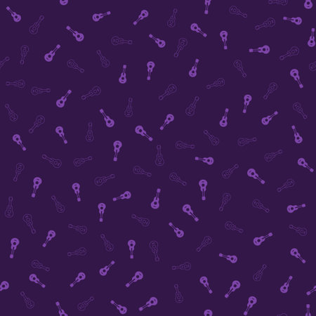 Guitar Seamless Pattern Background. Vector texture illustration.のイラスト素材