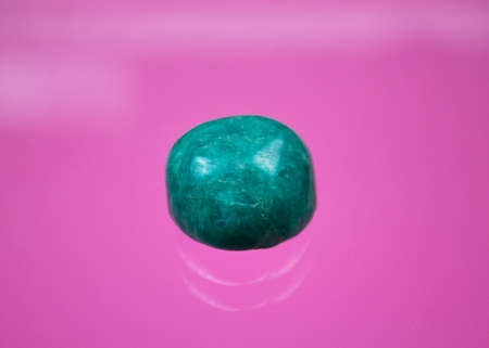 Amazonite, also known as Amazonstone, is a green tectosilicate mineral, a variety of the potassium feldspar.の写真素材