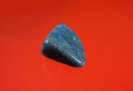 Blue quartz with white sprinkles and blue veinsの写真素材