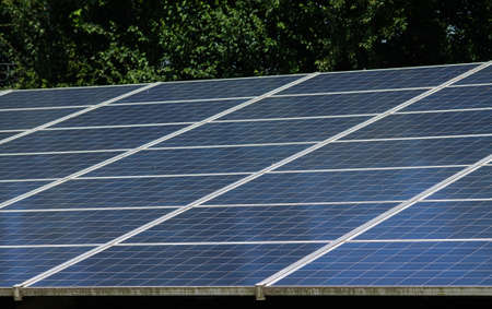 Part of an outdoor photovoltaic system.
