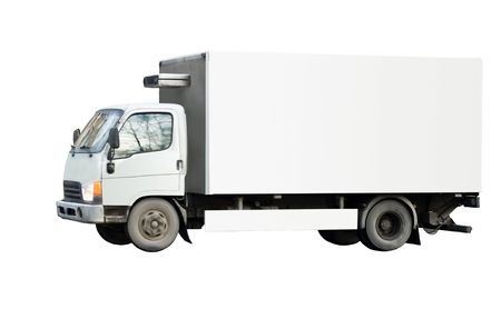 tractor trailer truck of の写真素材