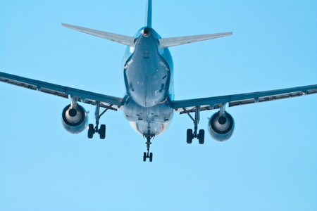 Plane in the sky