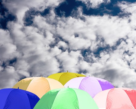 Ready for rainの写真素材