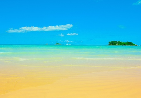 Summer Beach Sea の写真素材