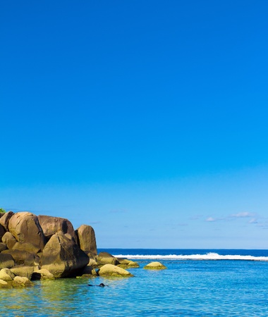Rocks Peace Shore の写真素材