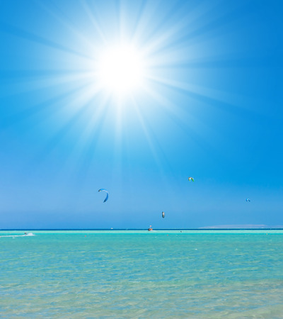 Sands of White In a Blue Heavenの写真素材