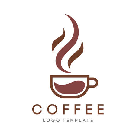 Coffee Logo Templateのイラスト素材