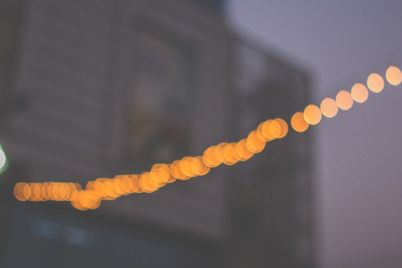 lighting Bokehの写真素材