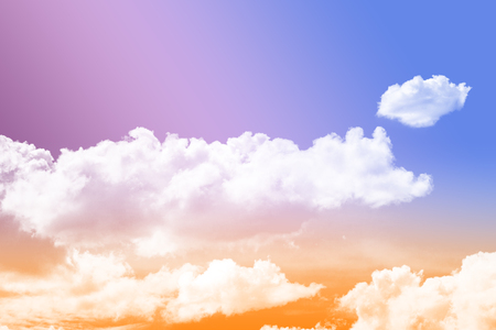 Twilight sky and cloudy backgroundの写真素材