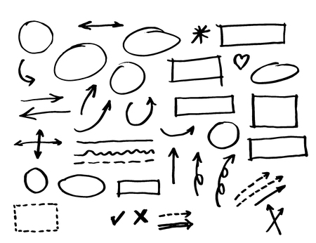 Arrow Marker setのイラスト素材