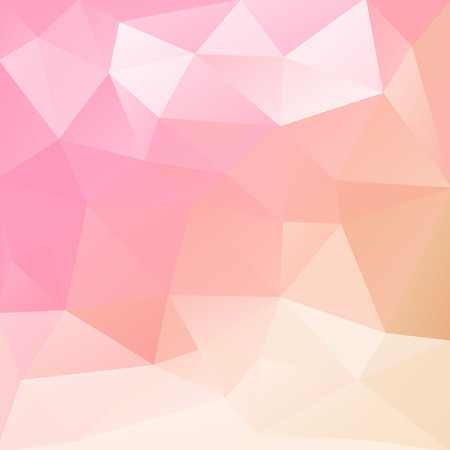 Pink and orange polygonal vector backgroundのイラスト素材