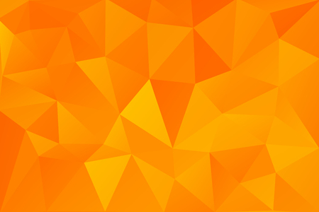 orange color polygonal vector backgroundのイラスト素材