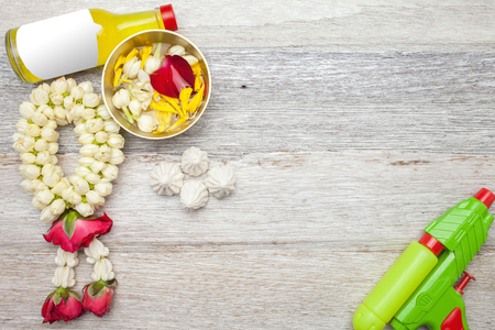 Songkran Festivalの写真素材