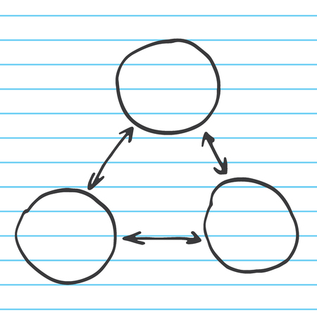 infographics elements sketching vector illustrationのイラスト素材