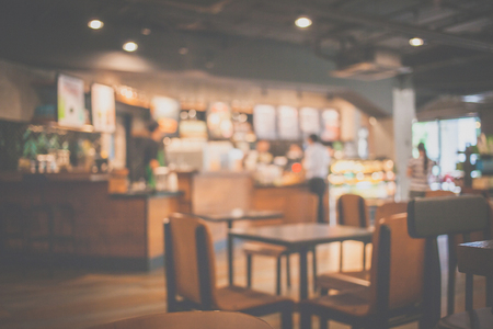 cafe blur backgroundの写真素材