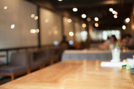 cafe blur backgroundの写真素材