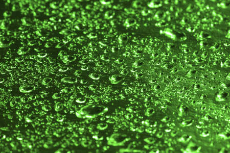 green water drop for background の写真素材