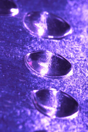 violet water drop for background の写真素材