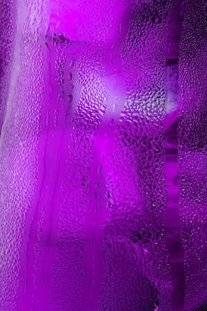 water drops on glass with ice for background の写真素材