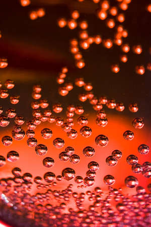 water drops on glass for background の写真素材