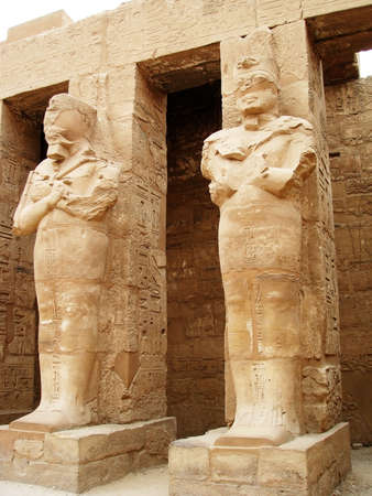 ancient statues in a Egypt                                