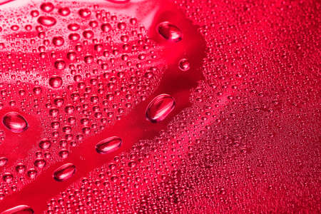 red water drop for background の写真素材