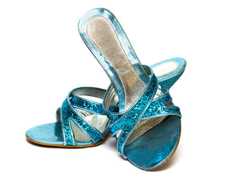 woman shoes isolated on white background の写真素材