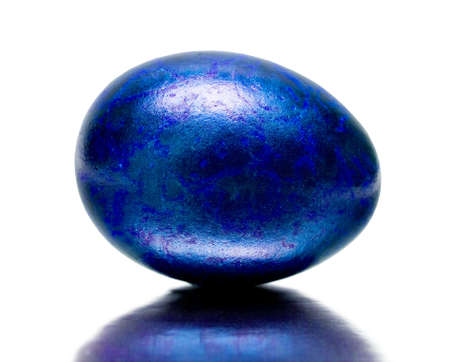 Easter egg isolated on white background の写真素材