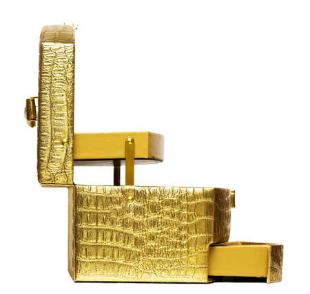 beautiful safe box with padlock の写真素材