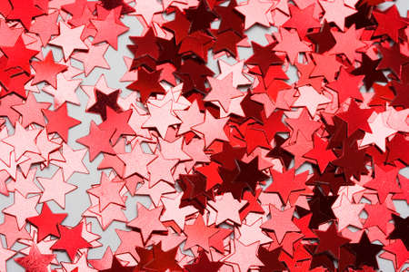 celebration stars on white background の写真素材