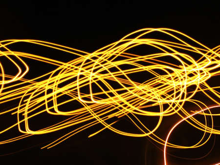 Abstract background with yellow lightの写真素材