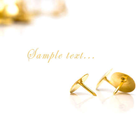 document clip/clamp isolated on white backgroundの写真素材