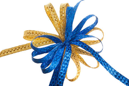 bow isolated on white background の写真素材