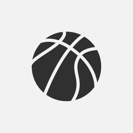 Vector Basketball icon. Basketball ball. Flat design.のイラスト素材