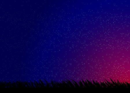 Light texture with stars. Shining colored stars with astronomical stars.のイラスト素材
